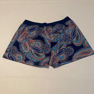 Heidi Bottom Swimwear Blue Paisley Size Small